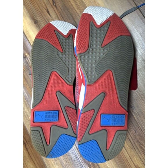 Puma RS-X Retro Red Steel Gray Indigo Running  Shoes Mens 12 US 371511 01 - Picture 9 of 10